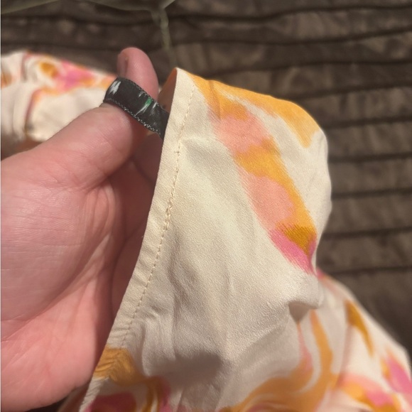 NWT Only Onleleanor Life One Shoulder Dress Silver Peony Design - Picture 6 of 7